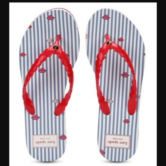 kate spade Shoes - kate spade Malta Rubber Flip Flops Printed Ripe Cherry Color Sizes 8 & 10 NIB